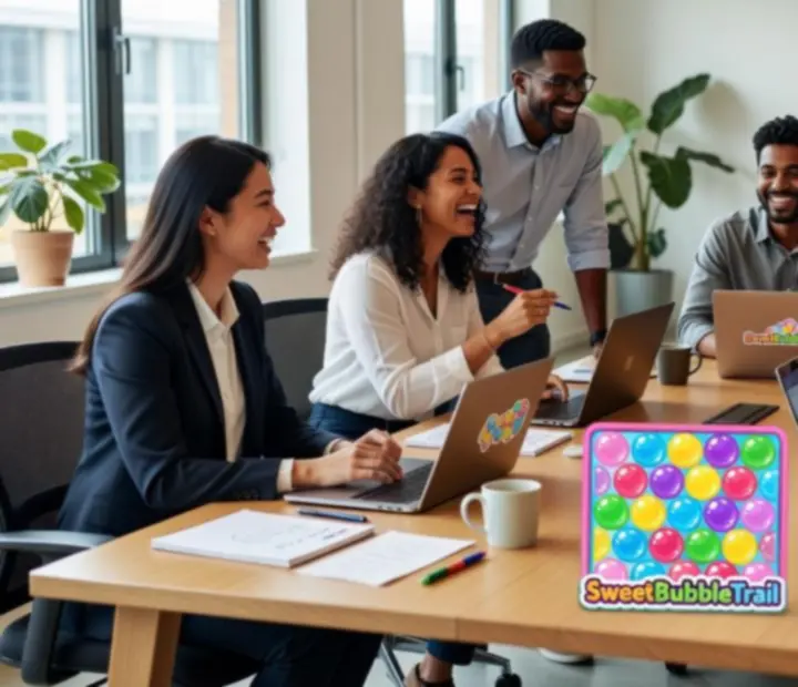 SweetBubbleTrail editorial team of mobile gaming experts collaborating